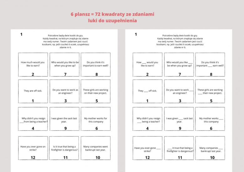 Gra, taboo, karty, plansza, gramatyka